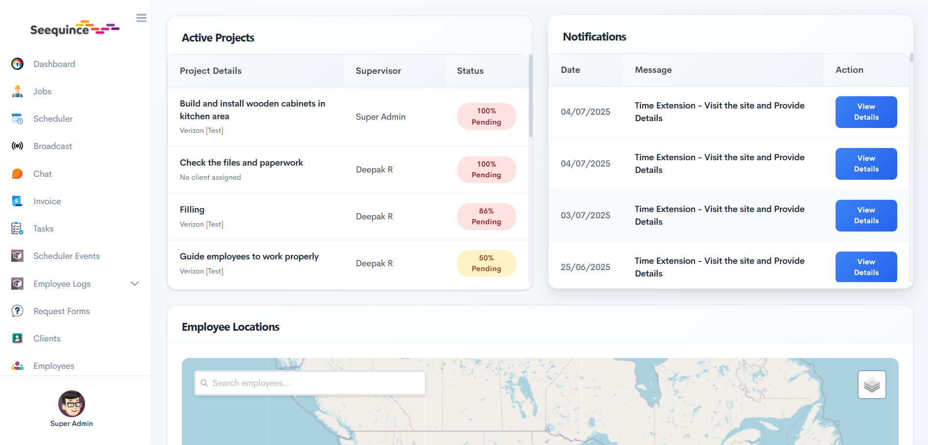 Analytics and Reporting Interface
