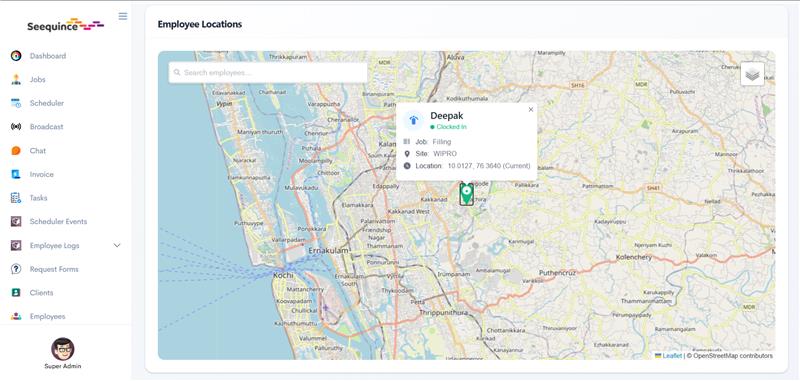 Mobile Dashboard Interface